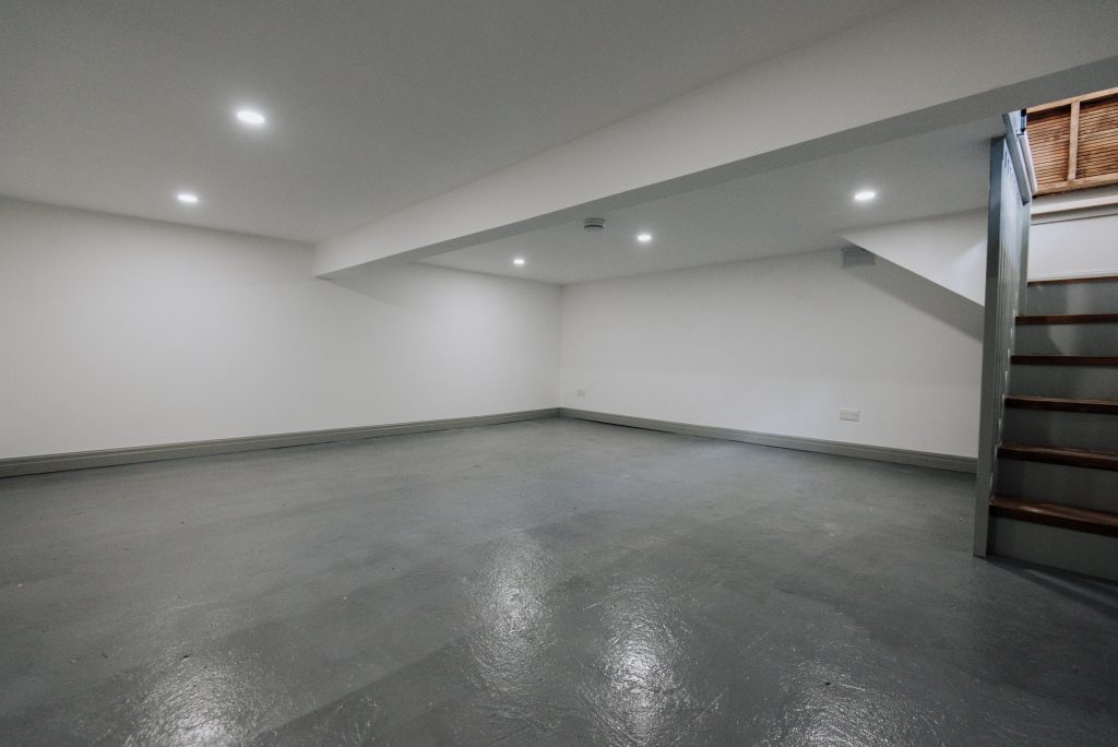 Finished basement conversion room