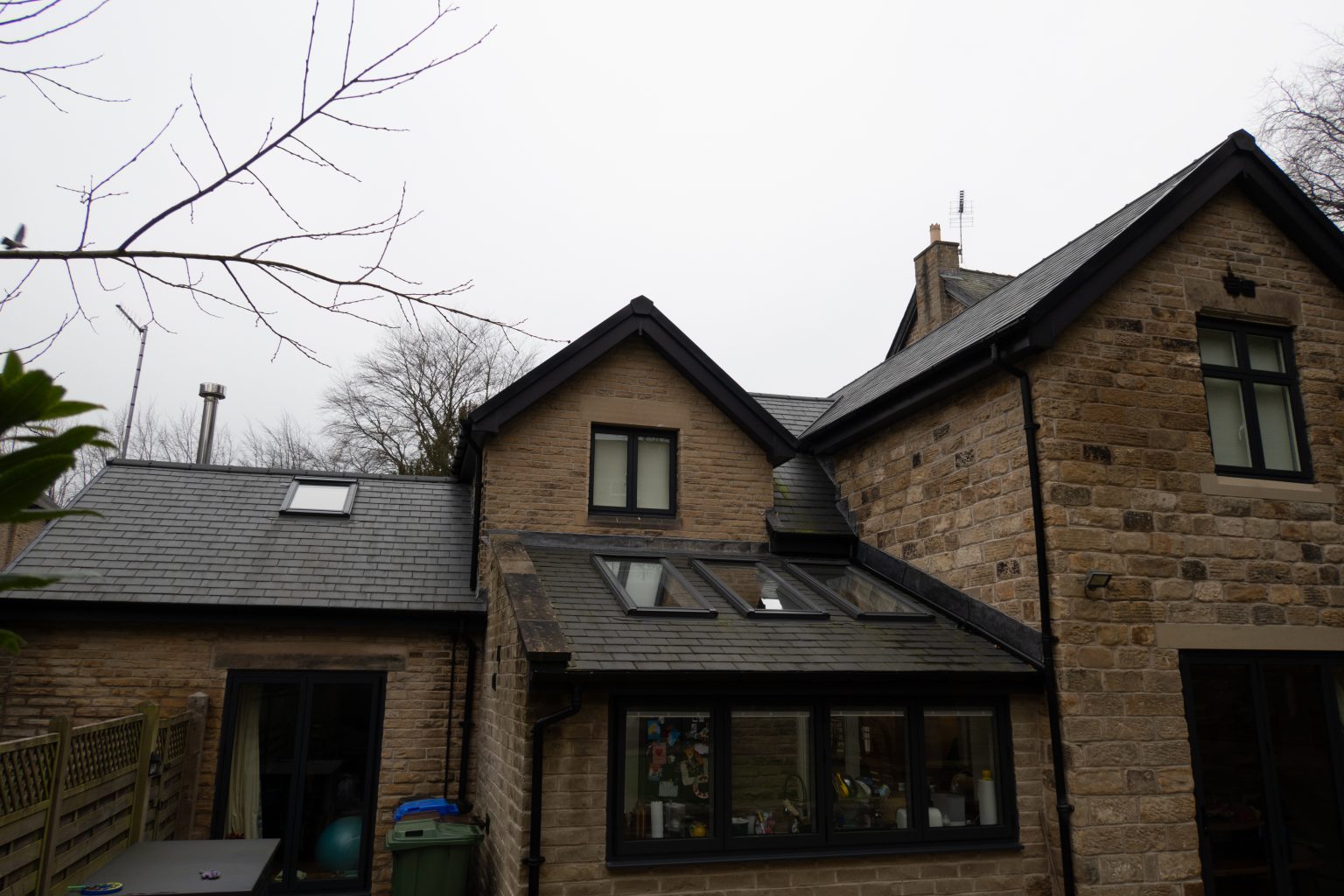 Sheffield stone home with a rear extension and loft conversion