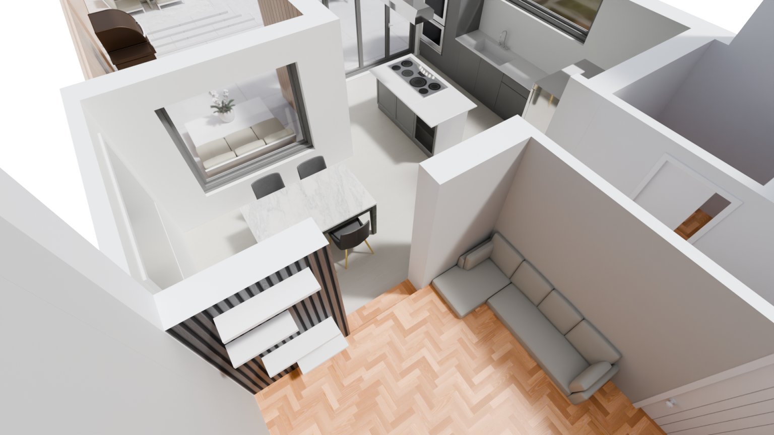 3D model of a proposed home design